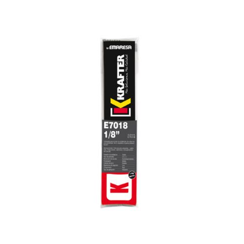 Electrodo E 7018 ⅛" 3,2 mm 1 kg Krafter
