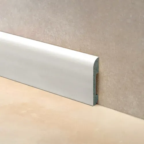 Guardapolvo EPS Classic 70 mm x 10 mm x 2.4 m Blanco Atrim