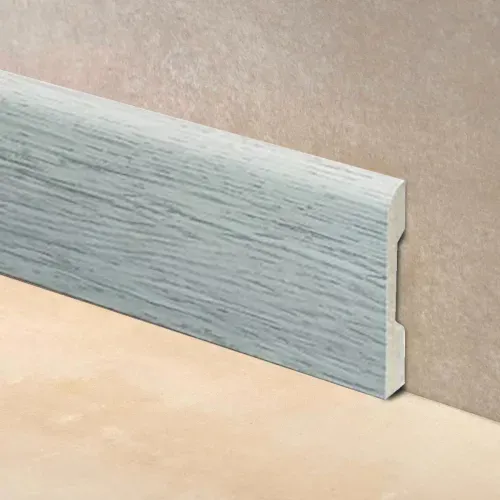 Guardapolvo EPS Classic 70 mm x 10 mm x 2.4 m Gris Ártico Atrim