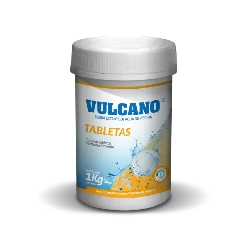 Cloro En Tableta Pote 1Kg Vulcano