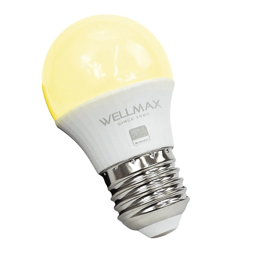 Ampolleta LED Mini Bola 6 W E27 Luz Cálida Wellmax