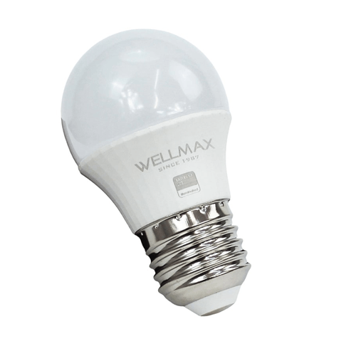 Ampolleta LED Mini Bola 6 W E27 Luz Fría Wellmax